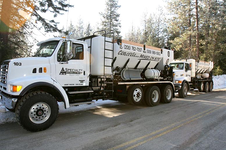 Specialty Mobile Mix Concrete